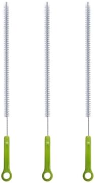 3-Piece 279-inch Long Sink Drain Cleaning Brush with Overflow Catcher