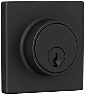 Lock Scout Deadbolt with Square Trim Matte Black