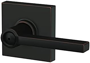 Schlig F40 LAT Modern Premium Door Lock Aged Bronze