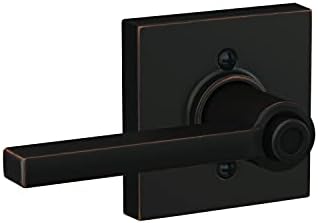 Schlig F40 LAT Modern Premium Door Lock Aged Bronze