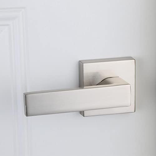 Design House 581108 Karsen Modern Passage Door Lever Satin Nickel