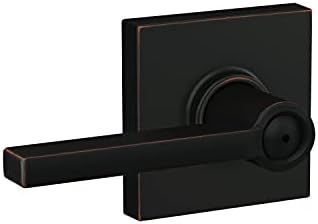 Schlig F40 LAT Modern Premium Door Lock Aged Bronze