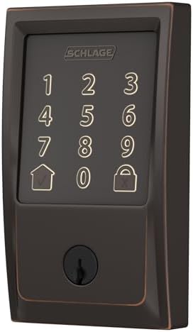 Schagle Encode Smart WiFi Deadbolt Aged Bronze