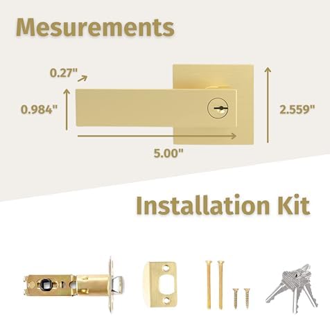 Doors - Mega Handles Entry with SATIN finish and Secure locks