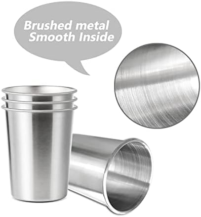 Stackable stainless steel cups for kids