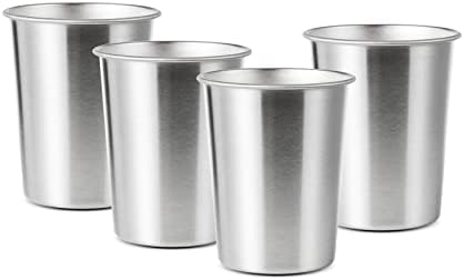 Stackable stainless steel cups for kids