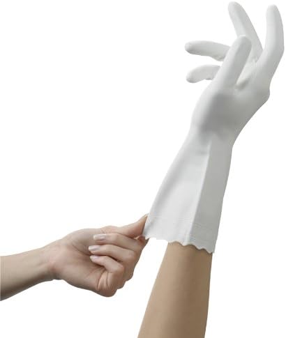 AmazonBasics Mr Clean Bliss Premium 1-Pair Latex-Free Gloves Medium White