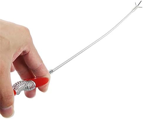 6-Piece Stainless Steel Drain Clog Remover Tool Set