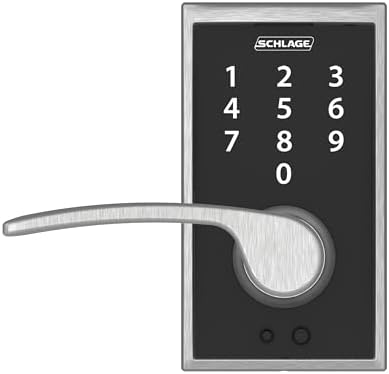 Schlage Touch Century Door Lock Satin Chrome