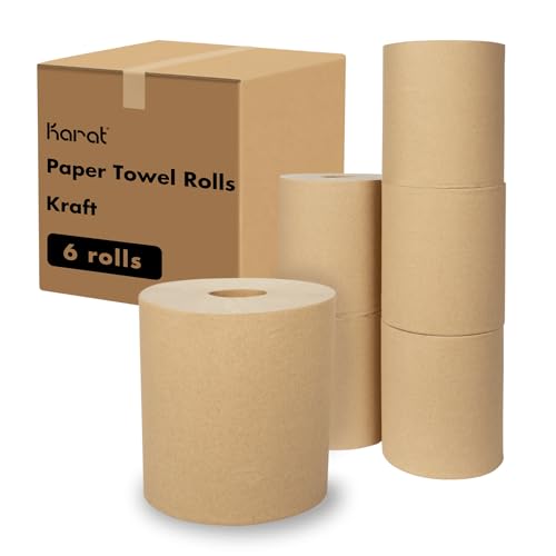 Karat Commercial Paper Towels Absorbent and Sturdy for Busy Spaces