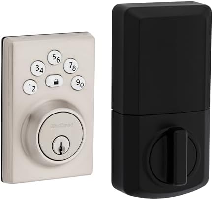 Kwikset Powerbolt 240 5-Button Keypad Door Lock - Satin Nickel