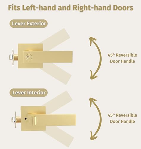 Doors - Mega Handles Entry with SATIN finish and Secure locks