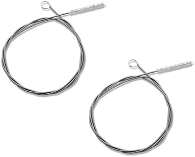 Stainless Steel Drain Pipe Cleaner Brush 60-inch 2 Pack