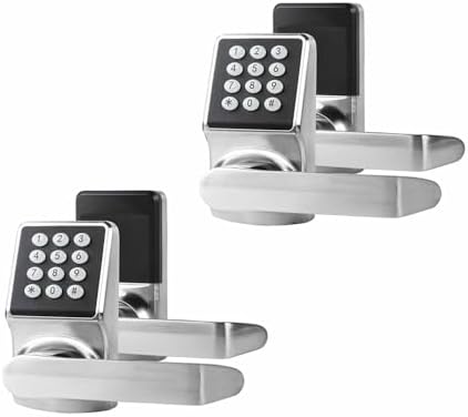 Versatile Door Lock Set with Keypad and Emergency Key
