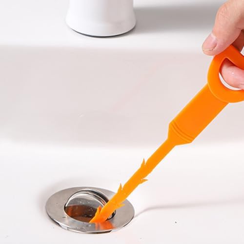 5 Pack Drain Pipe Unblocker 199in Hair Drain Clog RemoverBathtub Plug Hair Catcher