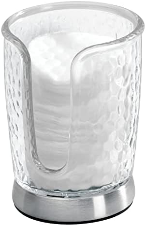 mDesign PlasticSteel Compact Dispenser - Bright Hygienic