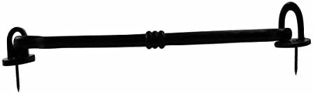 Renovators Supply Manufacturing Professional Door Latch Black Wrought Iron