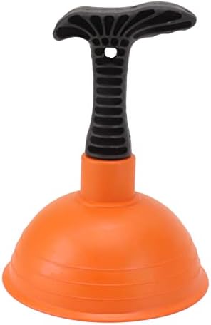 Small Toilet Plunger Mini Pneumatic Sink Drain Clogger Slip-Proof Design