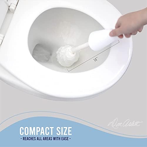 Don Aslett Johnny Mop Set of 5 Toilet brushes Compact sanitary safe