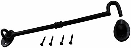 Renovators Supply Manufacturing Professional Door Latch Black Wrought Iron