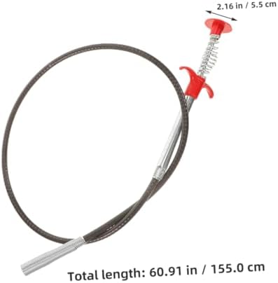 Stainless Steel Manual Toilet Pipe Unclogging Tool