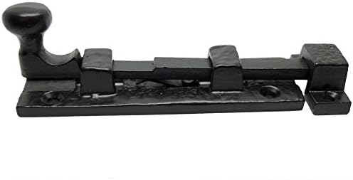 2-Piece Black Door Bolt Latches