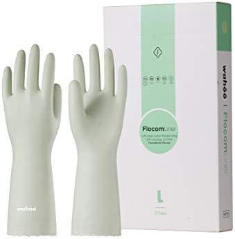 LANON 3 Pairs Skin-Friendly Cleaning Gloves