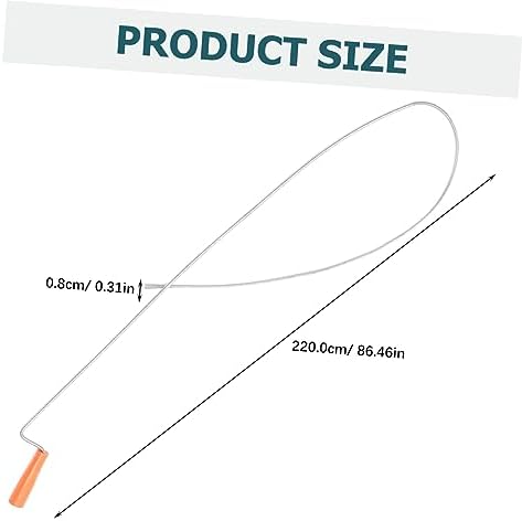 OSALADI 22M Long Reach Steel Wire Hair Catcher for Clogged Pipes