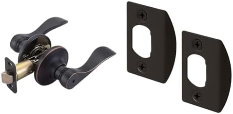 Design House Door Lever Oil Rubbed Bronze 2-Pack