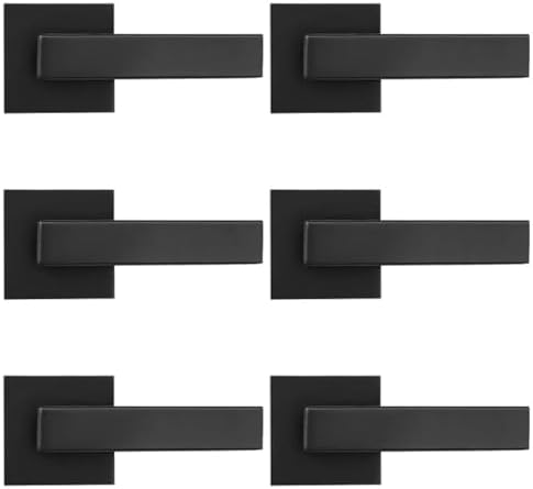 Probrico 6-Piece Square Dummy Door Handles