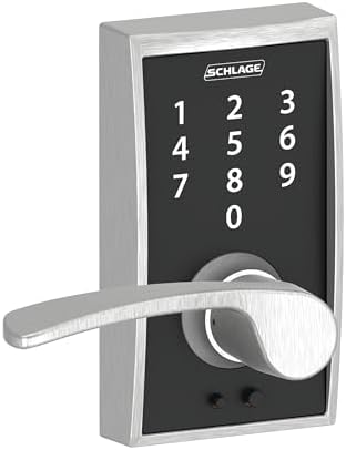 Schlage Touch Century Door Lock Satin Chrome