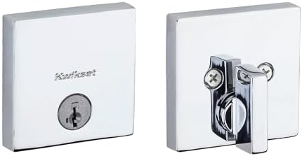 Kwikset Downtown Deadbolt Lock Premium Entry Door Lock with SmartKey Protection