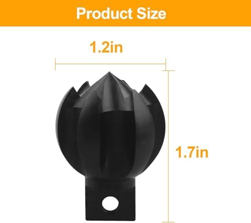 Drain Cleaner Cutter Heads 1-12 Inch Clog Chopper Multi Function Cutting Tool