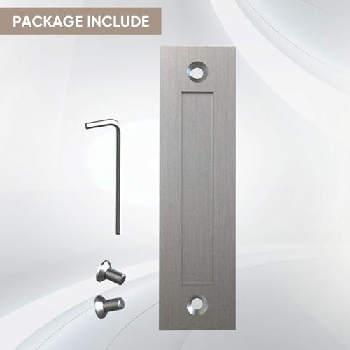 JUBEST 8 Stainless Steel Sliding Barn Door Flush Pull