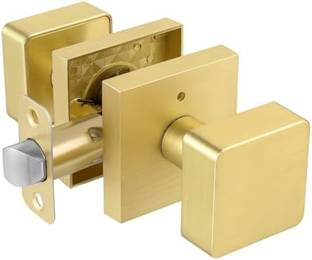 Heavy Duty Satin Brass Privacy Door Knob