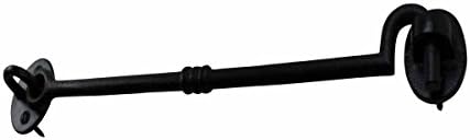 Renovators Supply Manufacturing Professional Door Latch Black Wrought Iron