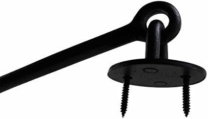 Renovators Supply Manufacturing Professional Door Latch Black Wrought Iron