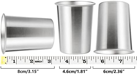 Stackable stainless steel cups for kids