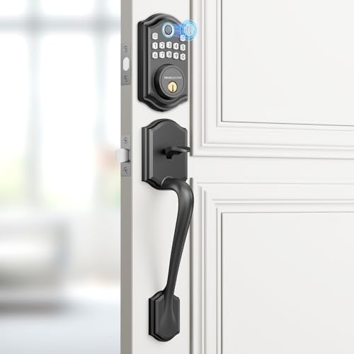 Finger-Print Keypad Front Door Lock Bio-Secure Door Lock Set