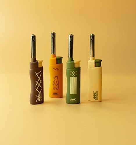 MK - Multipurpose Outdoor Lighters Set Candle TORCH BBQ Camping Outdoor