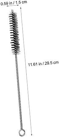 Stainless Steel Wire Brush Sink Drain_unclog Rust-removing plumbers tool