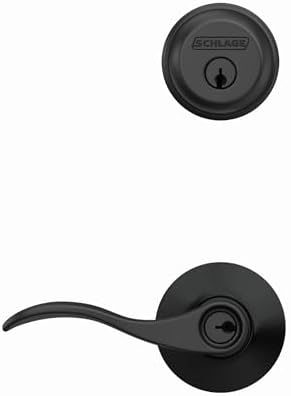 Secure Black Deadbolt with Amazon Smart Lock Integration