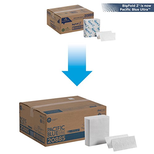 2600 Georgia-Pacific White Paper Towels Z-Fold Design