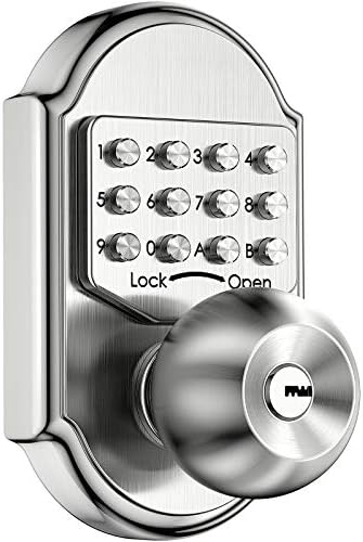 Secure Entry Keyless Keypad with Stainless Steel Security