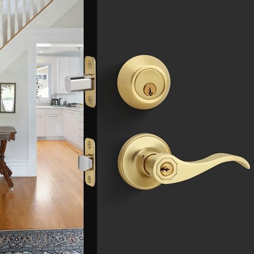 Round Design Door Deadbolt with Keys