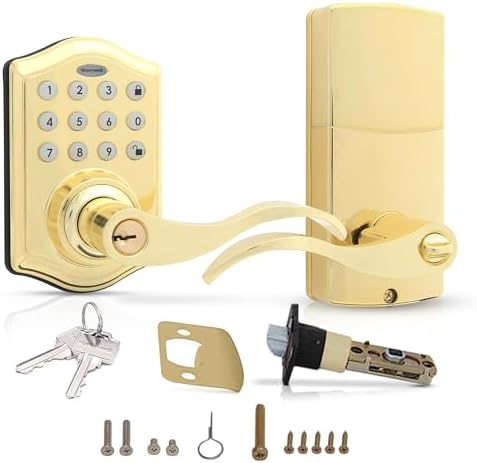 Honeywell Door Lock with Keyless Entry 50-Code Keypad Alarm Sep 2023