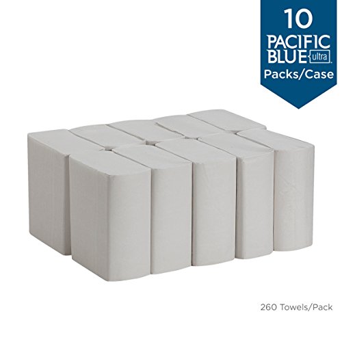 2600 Georgia-Pacific White Paper Towels Z-Fold Design