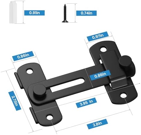 Sturdy Barn Door Latch