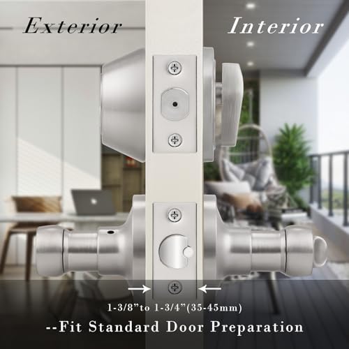 Fast Secure Easy Key Entry Door Lock Set