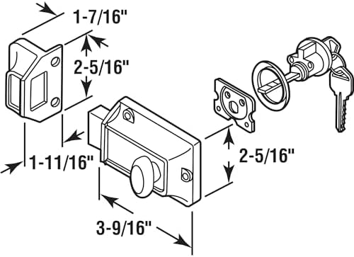 Sturdy Entry Door Lock with Night Capability